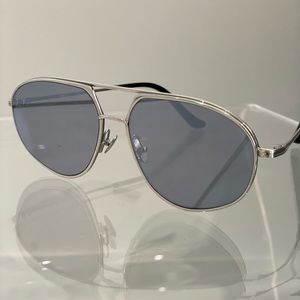 Double bridge aviator sunglasses